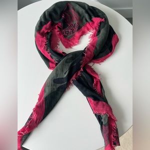 Zadig & Voltaire Delta Camouflage Stars scarf